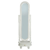 La Verde Felicity Mahogany Wood Standing Mirror