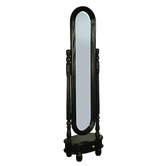La Verde Felicity Mahogany Wood Standing Mirror