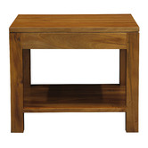 La Verde Dillon Mahogany Wood Lamp Table