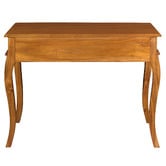 La Verde Nathaniel Mahogany Wood Writing Desk