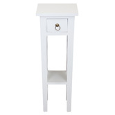 La Verde Etta Mahogany Wood Plant Stand