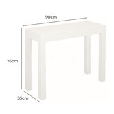 La Verde Bernard Mahogany Wood Console Table