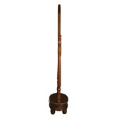 La Verde Felicity Mahogany Wood Standing Mirror