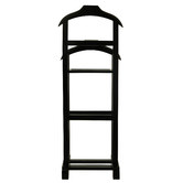 La Verde Humphrey Mahogany Wood Double Valet Stand