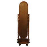 La Verde Felicity Mahogany Wood Standing Mirror