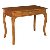 La Verde Nathaniel Mahogany Wood Writing Desk