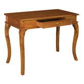 La Verde Nathaniel Mahogany Wood Writing Desk
