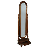 La Verde Felicity Mahogany Wood Standing Mirror