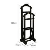La Verde Humphrey Mahogany Wood Double Valet Stand