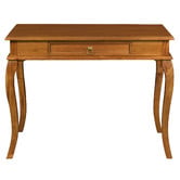 La Verde Nathaniel Mahogany Wood Writing Desk