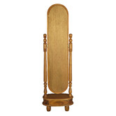 La Verde Felicity Mahogany Wood Standing Mirror