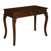 La Verde Nathaniel Mahogany Wood Writing Desk