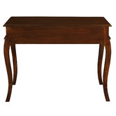 La Verde Nathaniel Mahogany Wood Writing Desk