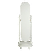 La Verde Felicity Mahogany Wood Standing Mirror