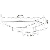 Lunescent Lighting Curved 6 Light LED Wall Fitting