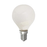 Lunescent Lighting 240V Mini Base Fancy Round Halogen Energy Saving in Frosted