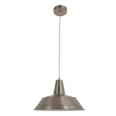 Lunescent Lighting Gair 1 Light Steel Pendant