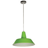 Lunescent Lighting Gair Shallow Dome Steel Pendant Light