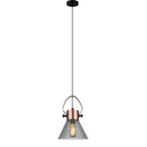 Lunescent Lighting Beck Swindale  Iron &amp; Glass Pendant Light