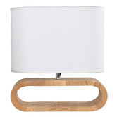 Lunescent Lighting Bailey Wooden Table Lamp