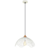 Lunescent Lighting Black Scandal 1 Light Iron Pendant