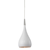 Lunescent Lighting Black Argill 1 Light Aluminium Pendant