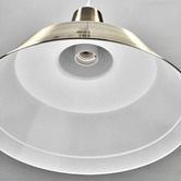Lunescent Lighting Gair 1 Light Steel Pendant