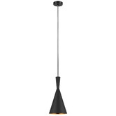 Lunescent Lighting Caviar Long Cone Aluminium Pendant Light