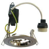 Lunescent Lighting GU10 Round Fixed Downlight Fitting