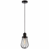 Lunescent Lighting Black Band 11cm Iron Pendant Light