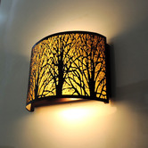 Lunescent Lighting Curved Autumn Wall Light