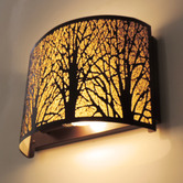 Lunescent Lighting Curved Autumn Wall Light