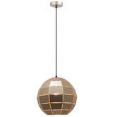Lunescent Lighting Tiled Armis 30cm Iron Pendant Light