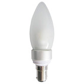 Lunescent Lighting Frosted Candle LED Bulb