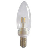 Lunescent Lighting Clear Candle LED Bulb