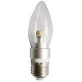 Lunescent Lighting Clear Candle Dimmable LED Bulb