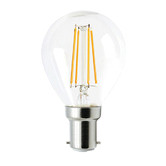 Lunescent Lighting Brassmere B15 Round 4W Dimmable LED Filament Bulb