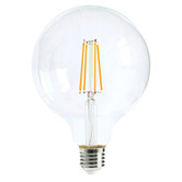 Lunescent Lighting Vale E27 Round 6W Dimmable LED Filament Bulb