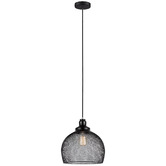 Lunescent Lighting Cheveux 28cm Mesh Metal Pendant Light