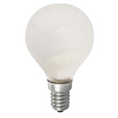 Lunescent Lighting 240V Mini Base Fancy Round Halogen Energy Saving in Frosted