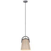 Lunescent Lighting Legna Bell Timber Pendant Light