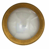 Lunescent Lighting 12V DC Antique Brass LED Step Light
