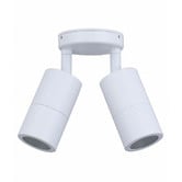 Lunescent Lighting Lustro GU10 Aluminium Adjustable Double Exterior Spotlight