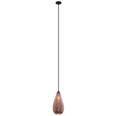 Lunescent Lighting Rictus 38cm Glass Pendant Light