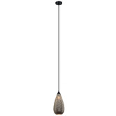 Lunescent Lighting Rictus 38cm Glass Pendant Light
