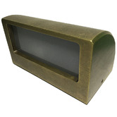 Lunescent Lighting Bronze 11.5cm Curved Step Light