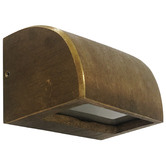 Lunescent Lighting Bronze 11.5cm Curved Step Light