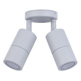 Lunescent Lighting Lustro MR16 Aluminium Adjustable Double Exterior Spotlight