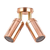 Lunescent Lighting MR16 Adjustable Double Outdoor Ceiling Light