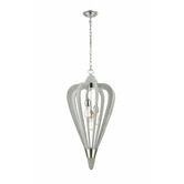 Lunescent Lighting Senorita 3 Light Wooden Pendant